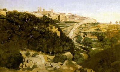 Paesaggio con città da Jean Baptiste Camille Corot